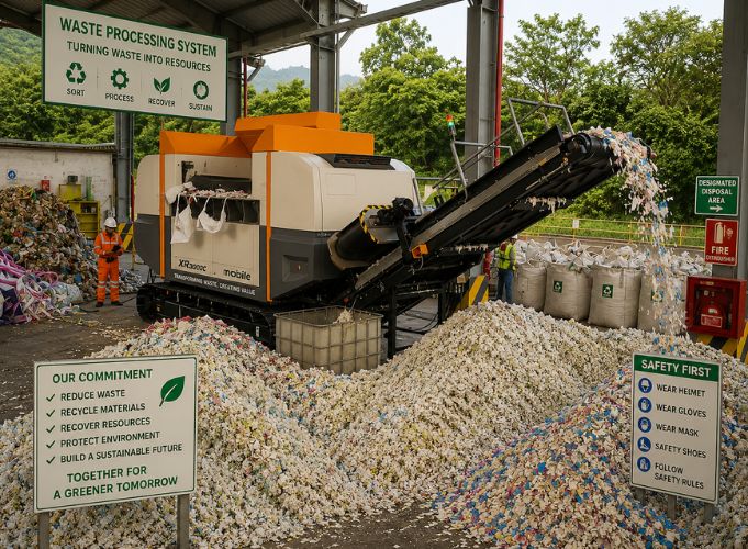Waste Shredder Machine